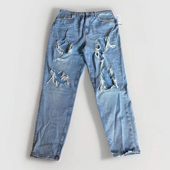 BDG Urban Outfitters Mom High-Rise Distressed Jeans W32 / US 32 (Tag 32) - Picture 1 of 6